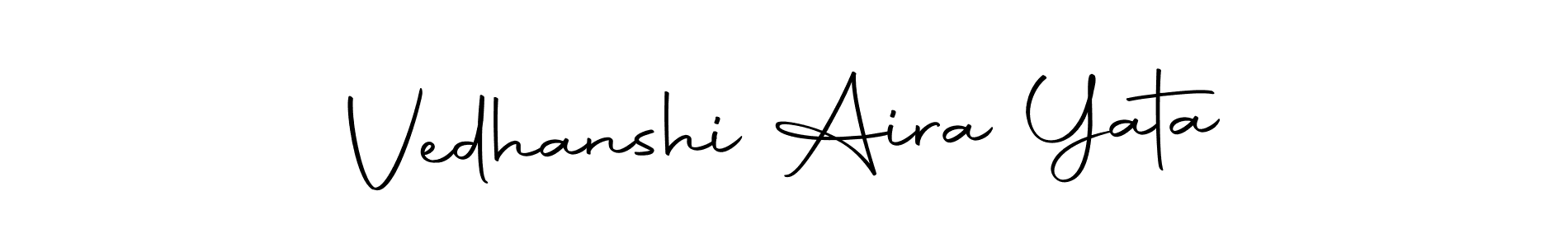 How to Draw Vedhanshi Aira Yata signature style? Autography-DOLnW is a latest design signature styles for name Vedhanshi Aira Yata. Vedhanshi Aira Yata signature style 10 images and pictures png
