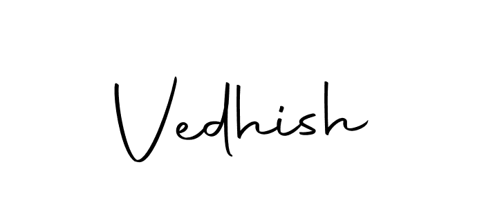 You should practise on your own different ways (Autography-DOLnW) to write your name (Vedhish) in signature. don't let someone else do it for you. Vedhish signature style 10 images and pictures png