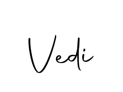 Vedi stylish signature style. Best Handwritten Sign (Autography-DOLnW) for my name. Handwritten Signature Collection Ideas for my name Vedi. Vedi signature style 10 images and pictures png