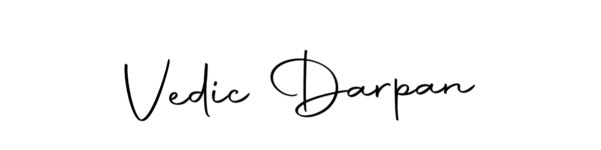 Vedic Darpan stylish signature style. Best Handwritten Sign (Autography-DOLnW) for my name. Handwritten Signature Collection Ideas for my name Vedic Darpan. Vedic Darpan signature style 10 images and pictures png