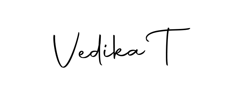 Also You can easily find your signature by using the search form. We will create Vedika T name handwritten signature images for you free of cost using Autography-DOLnW sign style. Vedika T signature style 10 images and pictures png