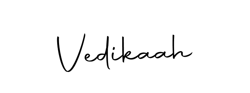 How to make Vedikaah signature? Autography-DOLnW is a professional autograph style. Create handwritten signature for Vedikaah name. Vedikaah signature style 10 images and pictures png