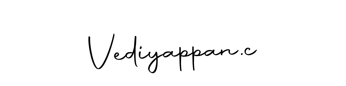 Also we have Vediyappan.c name is the best signature style. Create professional handwritten signature collection using Autography-DOLnW autograph style. Vediyappan.c signature style 10 images and pictures png