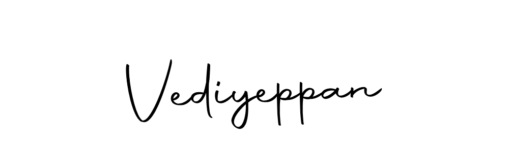 Make a beautiful signature design for name Vediyeppan. With this signature (Autography-DOLnW) style, you can create a handwritten signature for free. Vediyeppan signature style 10 images and pictures png