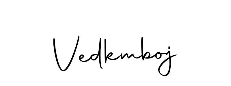 Vedkmboj stylish signature style. Best Handwritten Sign (Autography-DOLnW) for my name. Handwritten Signature Collection Ideas for my name Vedkmboj. Vedkmboj signature style 10 images and pictures png