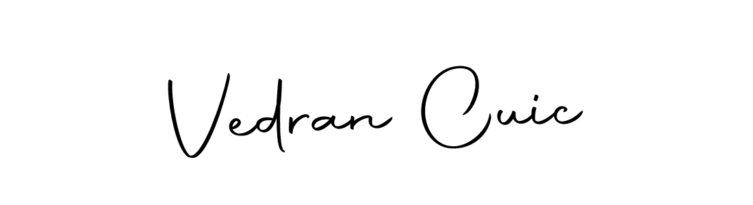 Design your own signature with our free online signature maker. With this signature software, you can create a handwritten (Autography-DOLnW) signature for name Vedran Cuic. Vedran Cuic signature style 10 images and pictures png