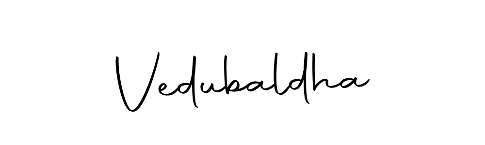 Make a short Vedubaldha signature style. Manage your documents anywhere anytime using Autography-DOLnW. Create and add eSignatures, submit forms, share and send files easily. Vedubaldha signature style 10 images and pictures png