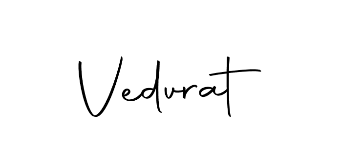 How to make Vedvrat signature? Autography-DOLnW is a professional autograph style. Create handwritten signature for Vedvrat name. Vedvrat signature style 10 images and pictures png