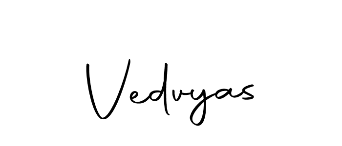 The best way (Autography-DOLnW) to make a short signature is to pick only two or three words in your name. The name Vedvyas include a total of six letters. For converting this name. Vedvyas signature style 10 images and pictures png