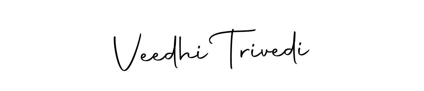 Use a signature maker to create a handwritten signature online. With this signature software, you can design (Autography-DOLnW) your own signature for name Veedhi Trivedi. Veedhi Trivedi signature style 10 images and pictures png