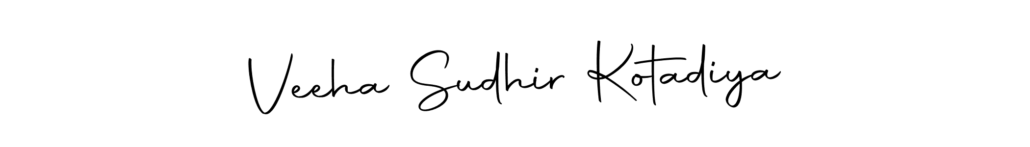 Similarly Autography-DOLnW is the best handwritten signature design. Signature creator online .You can use it as an online autograph creator for name Veeha Sudhir Kotadiya. Veeha Sudhir Kotadiya signature style 10 images and pictures png