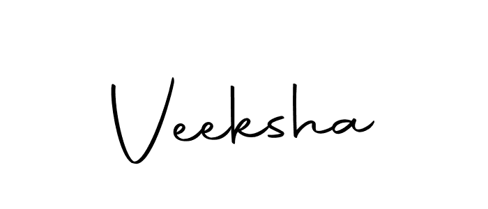 You should practise on your own different ways (Autography-DOLnW) to write your name (Veeksha) in signature. don't let someone else do it for you. Veeksha signature style 10 images and pictures png