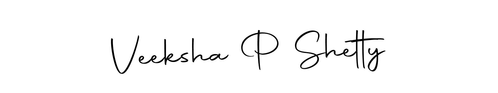 if you are searching for the best signature style for your name Veeksha P Shetty. so please give up your signature search. here we have designed multiple signature styles  using Autography-DOLnW. Veeksha P Shetty signature style 10 images and pictures png