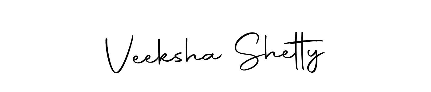 Also we have Veeksha Shetty name is the best signature style. Create professional handwritten signature collection using Autography-DOLnW autograph style. Veeksha Shetty signature style 10 images and pictures png