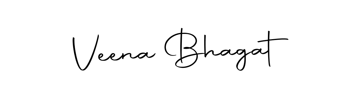 Use a signature maker to create a handwritten signature online. With this signature software, you can design (Autography-DOLnW) your own signature for name Veena Bhagat. Veena Bhagat signature style 10 images and pictures png