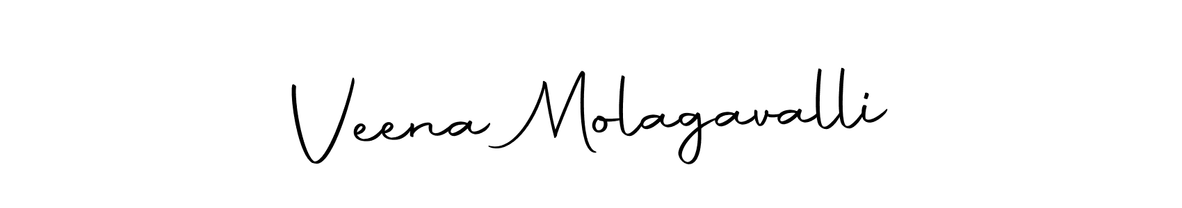 It looks lik you need a new signature style for name Veena Molagavalli. Design unique handwritten (Autography-DOLnW) signature with our free signature maker in just a few clicks. Veena Molagavalli signature style 10 images and pictures png