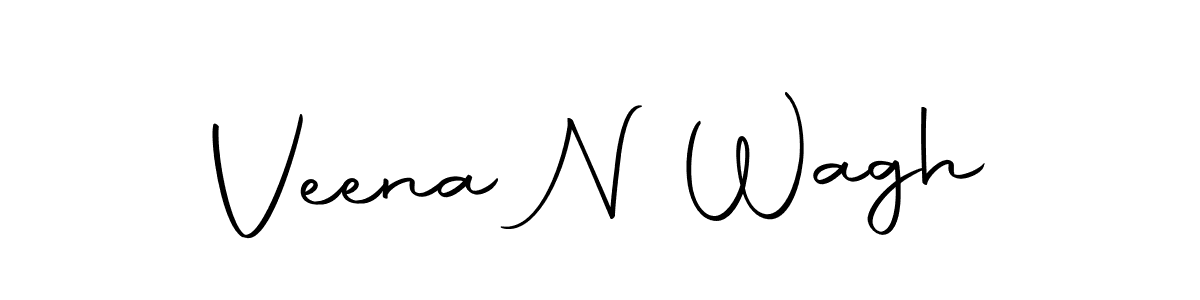 Autography-DOLnW is a professional signature style that is perfect for those who want to add a touch of class to their signature. It is also a great choice for those who want to make their signature more unique. Get Veena N Wagh name to fancy signature for free. Veena N Wagh signature style 10 images and pictures png