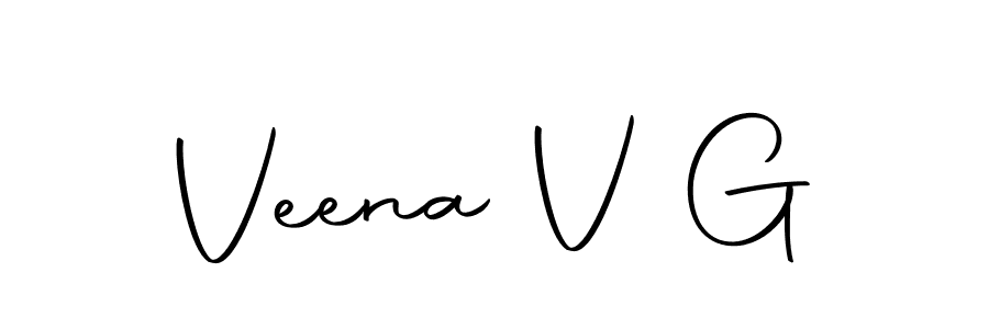 You can use this online signature creator to create a handwritten signature for the name Veena V G. This is the best online autograph maker. Veena V G signature style 10 images and pictures png