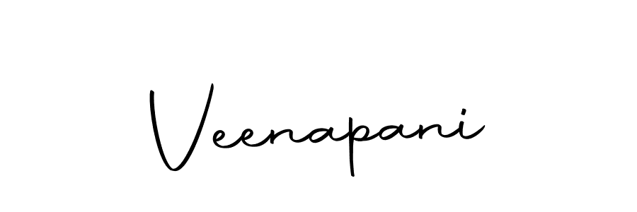 Use a signature maker to create a handwritten signature online. With this signature software, you can design (Autography-DOLnW) your own signature for name Veenapani. Veenapani signature style 10 images and pictures png
