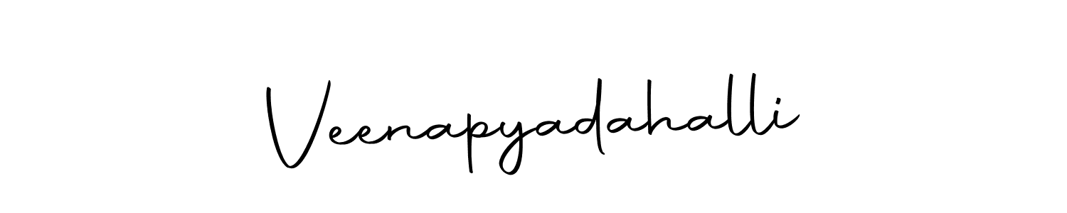 You can use this online signature creator to create a handwritten signature for the name Veenapyadahalli. This is the best online autograph maker. Veenapyadahalli signature style 10 images and pictures png