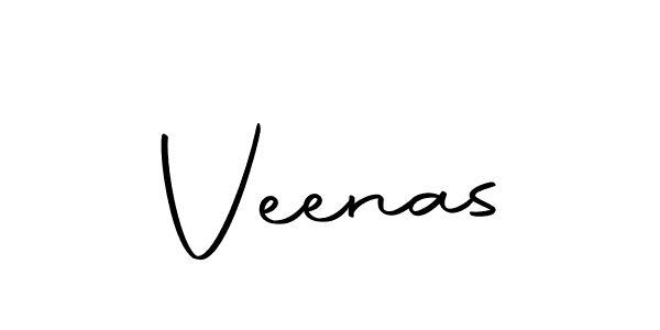 How to make Veenas signature? Autography-DOLnW is a professional autograph style. Create handwritten signature for Veenas name. Veenas signature style 10 images and pictures png