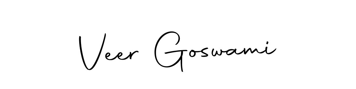 How to make Veer Goswami name signature. Use Autography-DOLnW style for creating short signs online. This is the latest handwritten sign. Veer Goswami signature style 10 images and pictures png