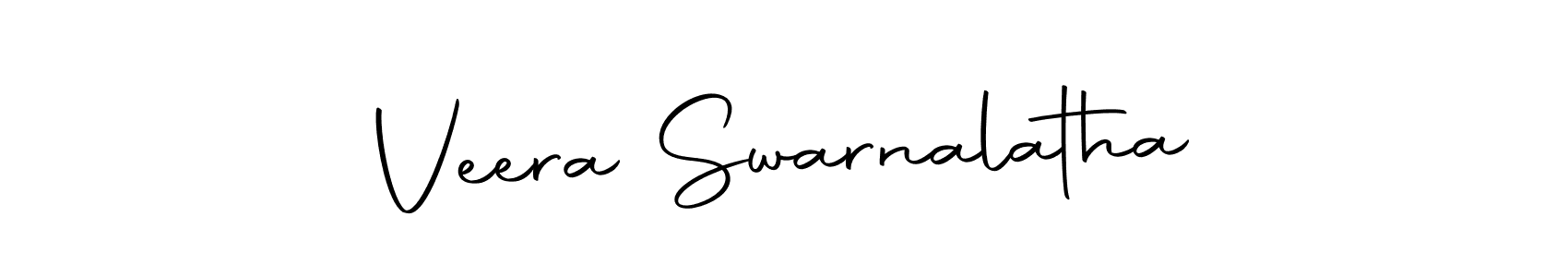 How to make Veera Swarnalatha signature? Autography-DOLnW is a professional autograph style. Create handwritten signature for Veera Swarnalatha name. Veera Swarnalatha signature style 10 images and pictures png