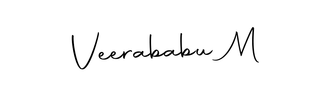 Make a beautiful signature design for name Veerababu M. Use this online signature maker to create a handwritten signature for free. Veerababu M signature style 10 images and pictures png