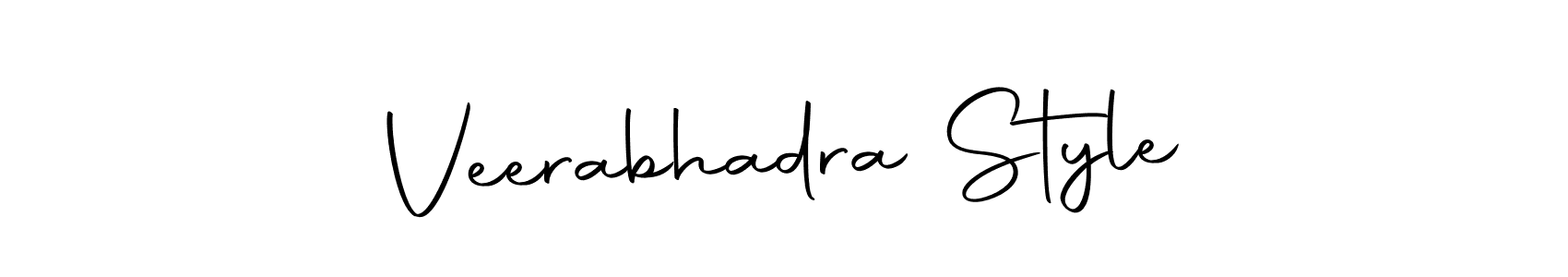 The best way (Autography-DOLnW) to make a short signature is to pick only two or three words in your name. The name Veerabhadra Style include a total of six letters. For converting this name. Veerabhadra Style signature style 10 images and pictures png