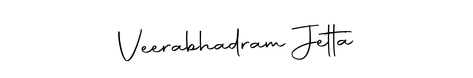 Make a beautiful signature design for name Veerabhadram Jetta. With this signature (Autography-DOLnW) style, you can create a handwritten signature for free. Veerabhadram Jetta signature style 10 images and pictures png