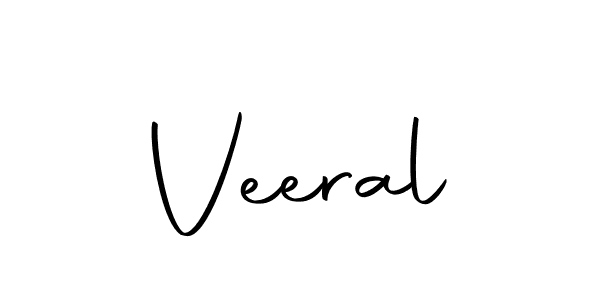 Create a beautiful signature design for name Veeral. With this signature (Autography-DOLnW) fonts, you can make a handwritten signature for free. Veeral signature style 10 images and pictures png