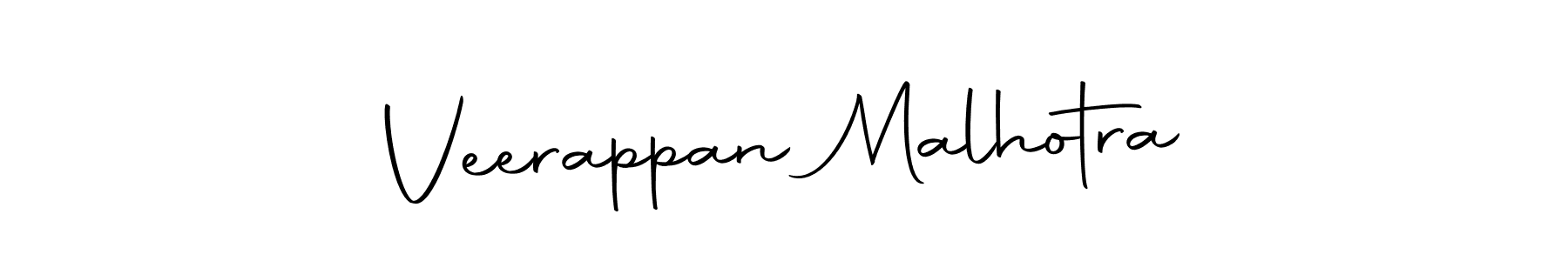 Make a beautiful signature design for name Veerappan Malhotra. With this signature (Autography-DOLnW) style, you can create a handwritten signature for free. Veerappan Malhotra signature style 10 images and pictures png