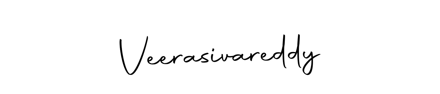 Create a beautiful signature design for name Veerasivareddy. With this signature (Autography-DOLnW) fonts, you can make a handwritten signature for free. Veerasivareddy signature style 10 images and pictures png
