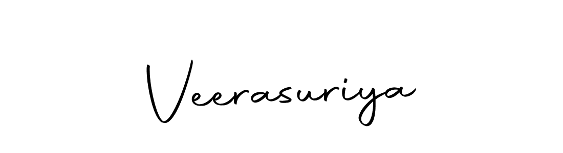 You can use this online signature creator to create a handwritten signature for the name Veerasuriya. This is the best online autograph maker. Veerasuriya signature style 10 images and pictures png