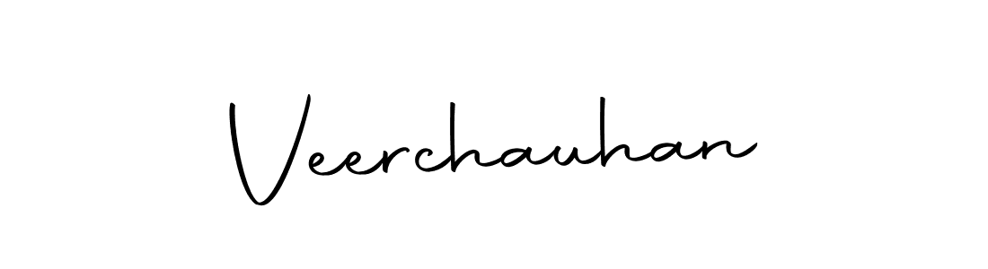 Design your own signature with our free online signature maker. With this signature software, you can create a handwritten (Autography-DOLnW) signature for name Veerchauhan. Veerchauhan signature style 10 images and pictures png
