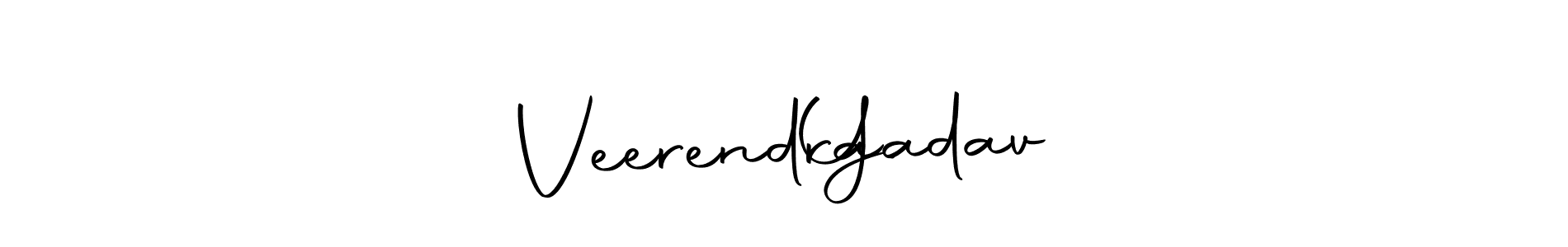 You can use this online signature creator to create a handwritten signature for the name Veerendra.    Yadav. This is the best online autograph maker. Veerendra.    Yadav signature style 10 images and pictures png