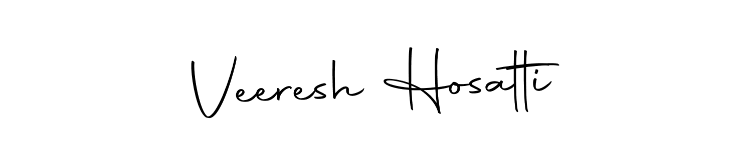 You can use this online signature creator to create a handwritten signature for the name Veeresh Hosatti. This is the best online autograph maker. Veeresh Hosatti signature style 10 images and pictures png