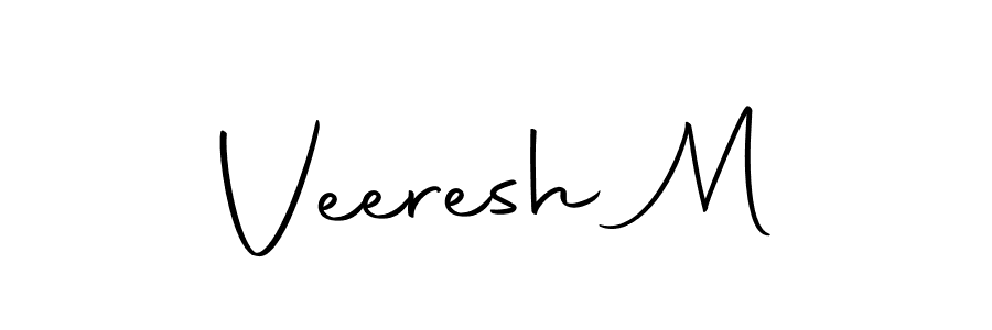 How to make Veeresh M signature? Autography-DOLnW is a professional autograph style. Create handwritten signature for Veeresh M name. Veeresh M signature style 10 images and pictures png