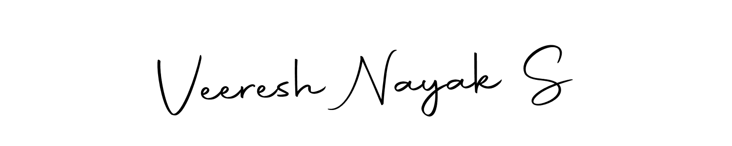 Design your own signature with our free online signature maker. With this signature software, you can create a handwritten (Autography-DOLnW) signature for name Veeresh Nayak S. Veeresh Nayak S signature style 10 images and pictures png