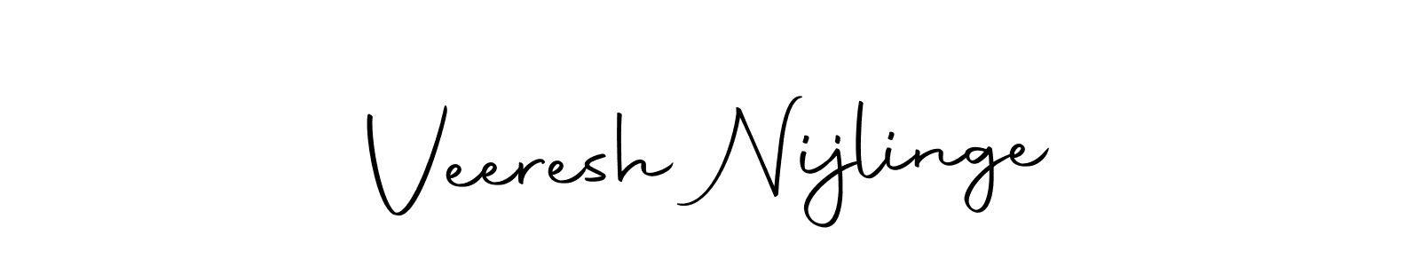 The best way (Autography-DOLnW) to make a short signature is to pick only two or three words in your name. The name Veeresh Nijlinge include a total of six letters. For converting this name. Veeresh Nijlinge signature style 10 images and pictures png