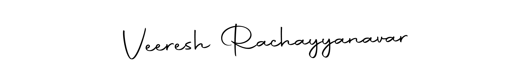 How to make Veeresh Rachayyanavar name signature. Use Autography-DOLnW style for creating short signs online. This is the latest handwritten sign. Veeresh Rachayyanavar signature style 10 images and pictures png