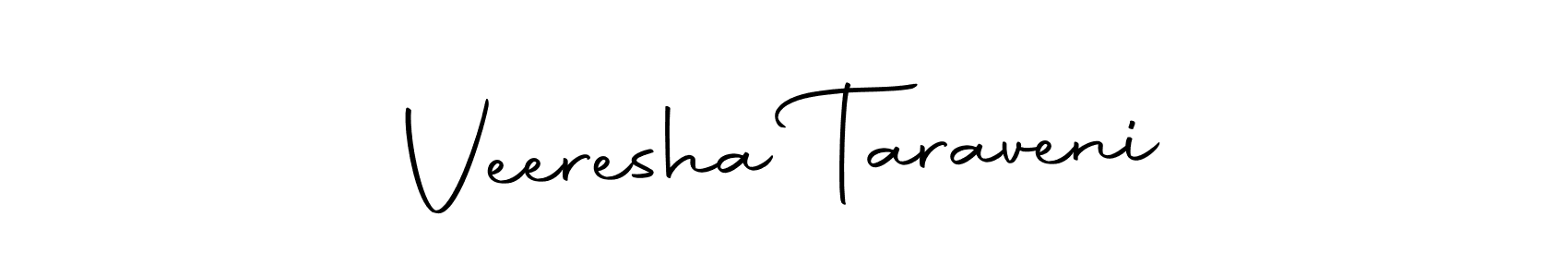 Design your own signature with our free online signature maker. With this signature software, you can create a handwritten (Autography-DOLnW) signature for name Veeresha Taraveni. Veeresha Taraveni signature style 10 images and pictures png