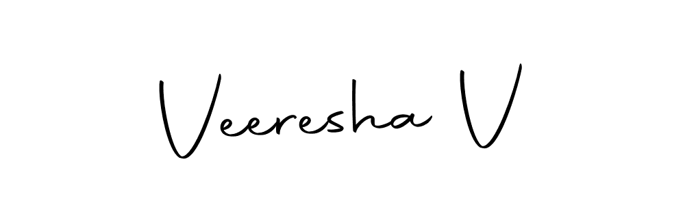 if you are searching for the best signature style for your name Veeresha V. so please give up your signature search. here we have designed multiple signature styles  using Autography-DOLnW. Veeresha V signature style 10 images and pictures png