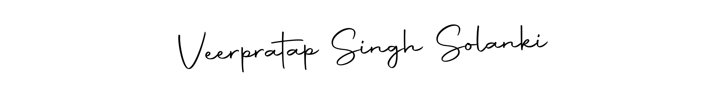 Design your own signature with our free online signature maker. With this signature software, you can create a handwritten (Autography-DOLnW) signature for name Veerpratap Singh Solanki. Veerpratap Singh Solanki signature style 10 images and pictures png