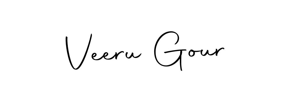 Veeru Gour stylish signature style. Best Handwritten Sign (Autography-DOLnW) for my name. Handwritten Signature Collection Ideas for my name Veeru Gour. Veeru Gour signature style 10 images and pictures png