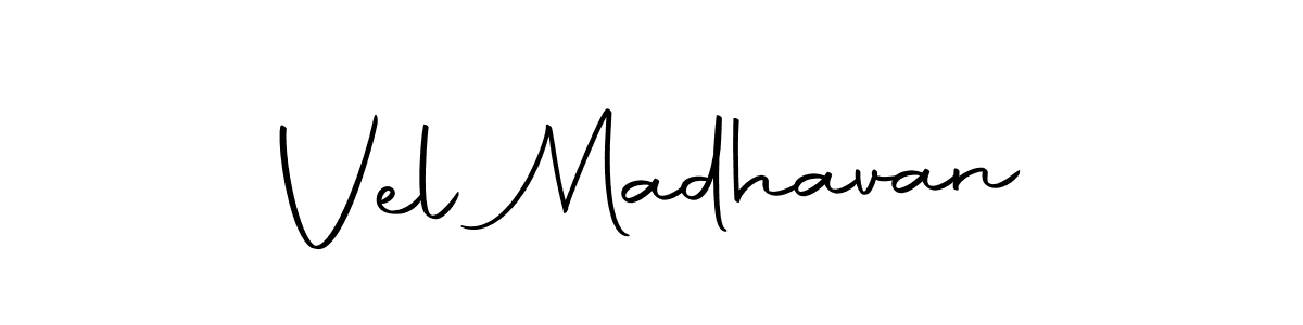 You should practise on your own different ways (Autography-DOLnW) to write your name (Vel Madhavan) in signature. don't let someone else do it for you. Vel Madhavan signature style 10 images and pictures png