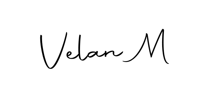Autography-DOLnW is a professional signature style that is perfect for those who want to add a touch of class to their signature. It is also a great choice for those who want to make their signature more unique. Get Velan M name to fancy signature for free. Velan M signature style 10 images and pictures png