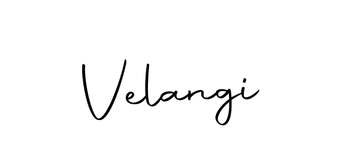 You should practise on your own different ways (Autography-DOLnW) to write your name (Velangi) in signature. don't let someone else do it for you. Velangi signature style 10 images and pictures png