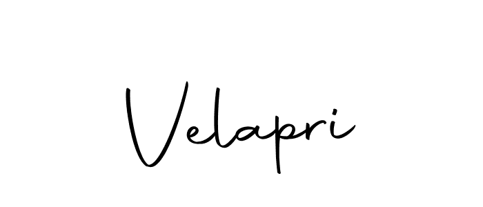 Create a beautiful signature design for name Velapri. With this signature (Autography-DOLnW) fonts, you can make a handwritten signature for free. Velapri signature style 10 images and pictures png