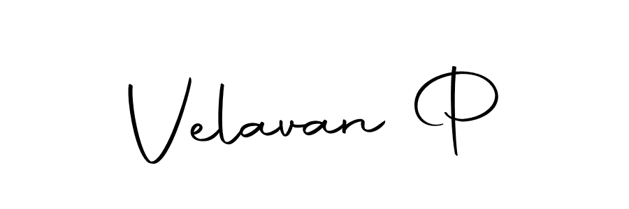 Also we have Velavan P name is the best signature style. Create professional handwritten signature collection using Autography-DOLnW autograph style. Velavan P signature style 10 images and pictures png